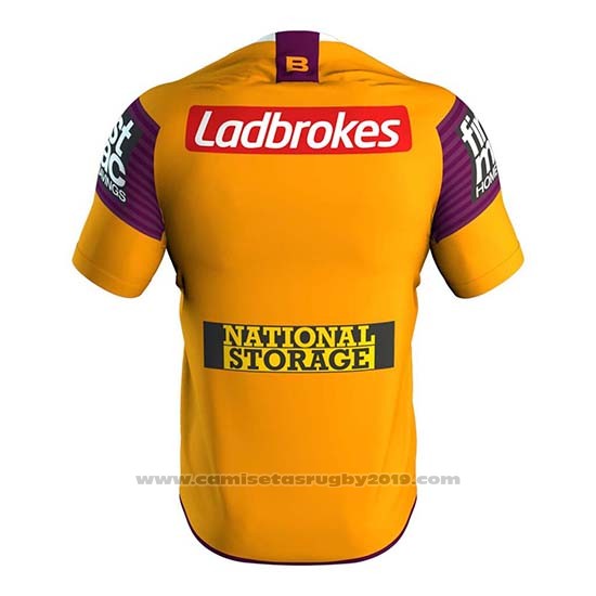 Camiseta Brisbane Broncos Rugby 2019 Segunda